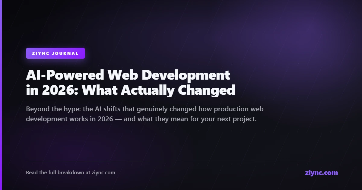 AI-powered web development trends 2026