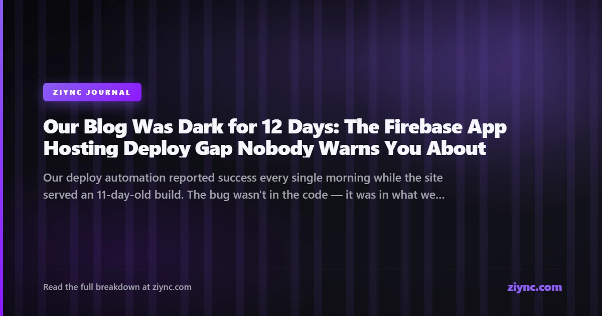 Firebase App Hosting deployment pipeline with a broken Bitbucket connection